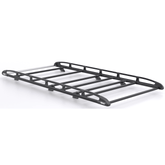 Rhino KammRack Black Aluminium Van Roof Rack - Ford Transit Custom 2023 On SWB Low Roof (L1H1) Twin Rear Doors